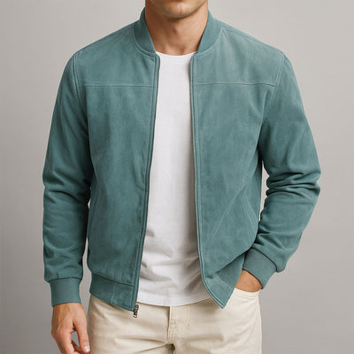 Veste en daim urbain classique