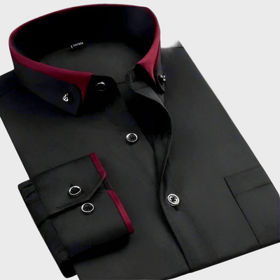 Diogo - Chemise Classique à Manches Longues