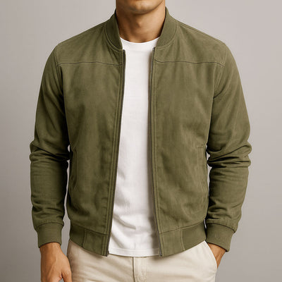 Veste en daim urbain classique