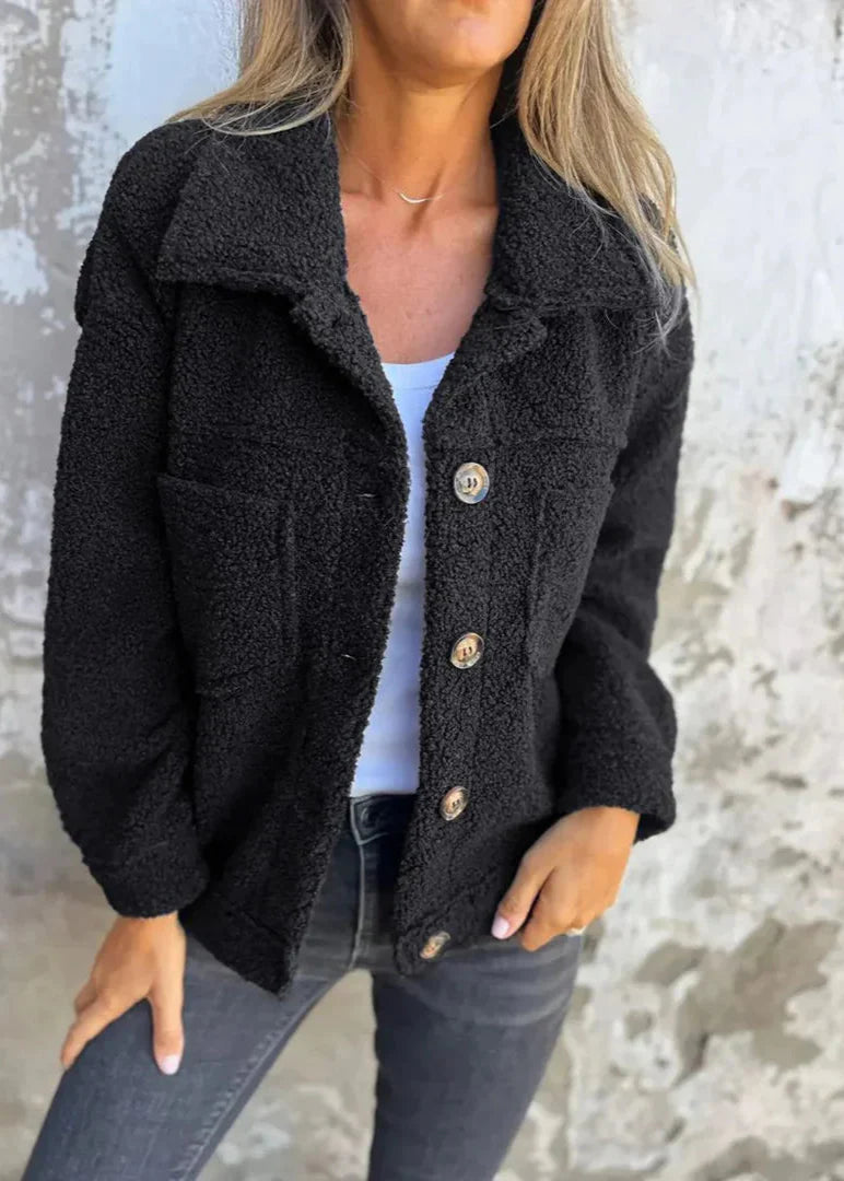 Katia - Veste en polaire douce avec boutons