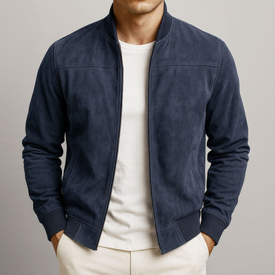 Veste en daim urbain classique