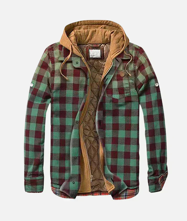 Yves - Veste patchwork à carreaux