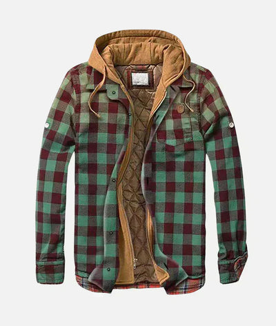Yves - Veste patchwork à carreaux