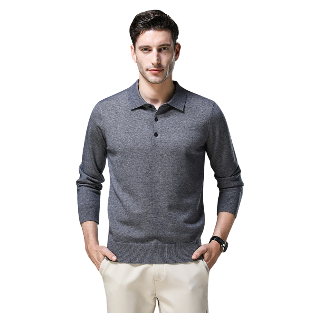 Rafael - Pull Polo en Cachemire