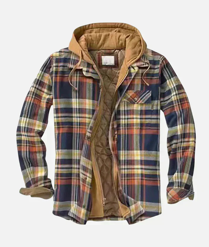 Yves - Veste patchwork à carreaux