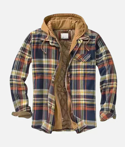 Yves - Veste patchwork à carreaux
