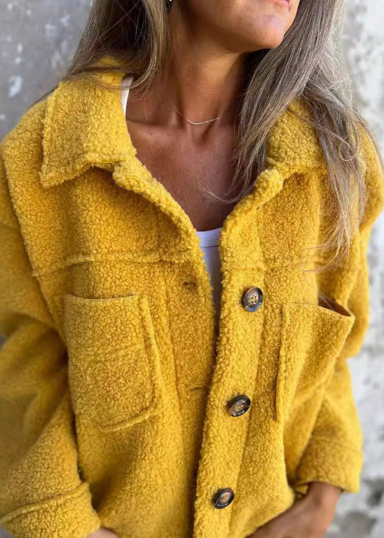 Katia - Veste en polaire douce avec boutons