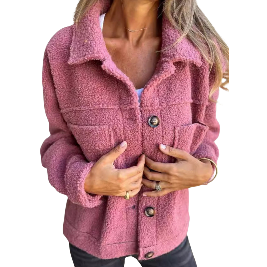Katia - Veste en polaire douce avec boutons
