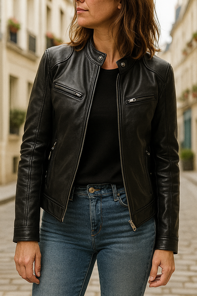 Lenoir - Veste décontractée en cuir