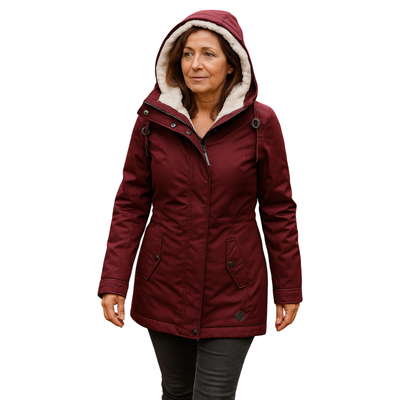 Amélie - Veste d'hiver imperméable avec capuche