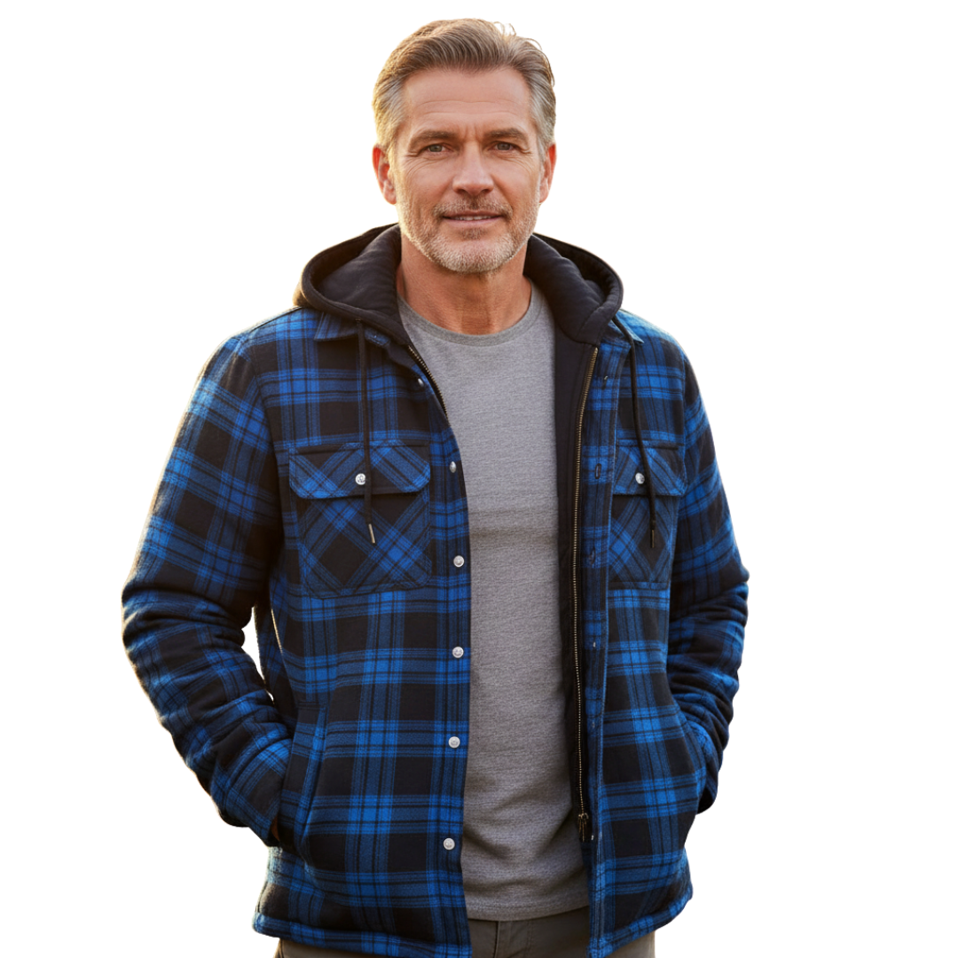 Arend – Veste Chaude pour Hommes en Mélange de Laine Premium