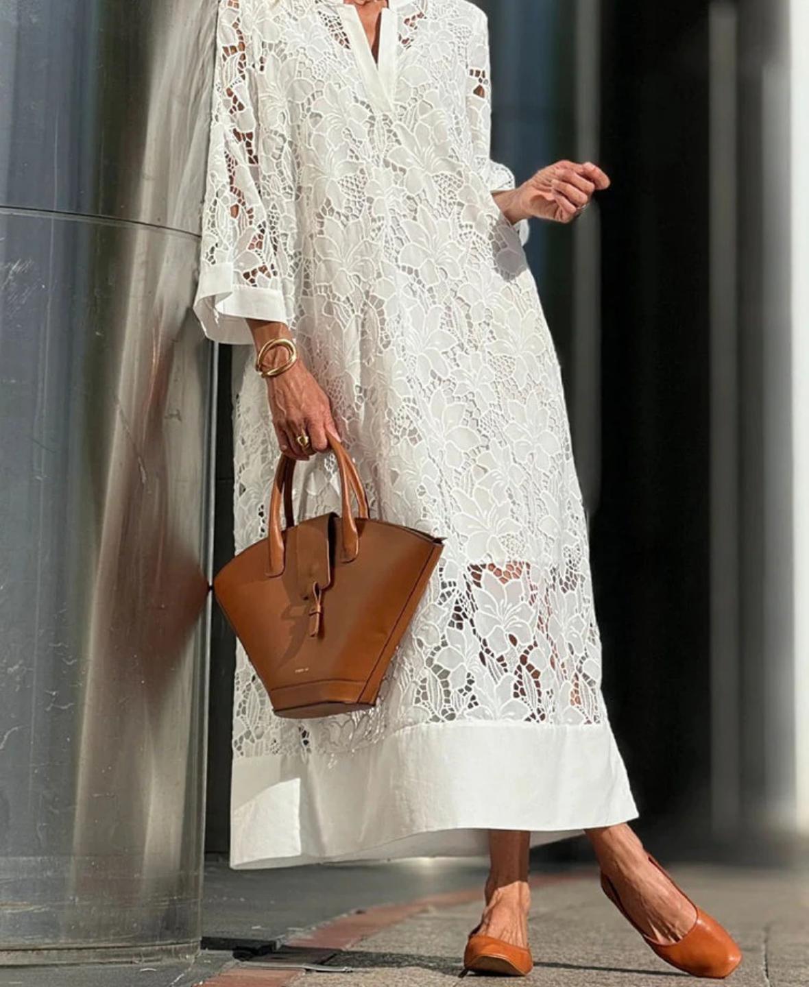 Robe brodée Dahlia