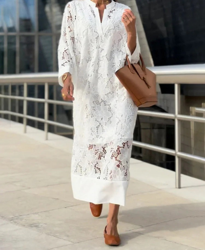 Robe brodée Dahlia