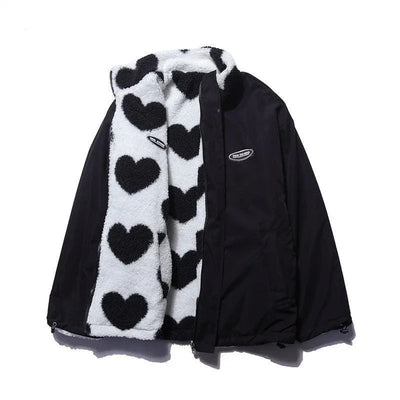 Katharina - Veste réversible en forme de cœur