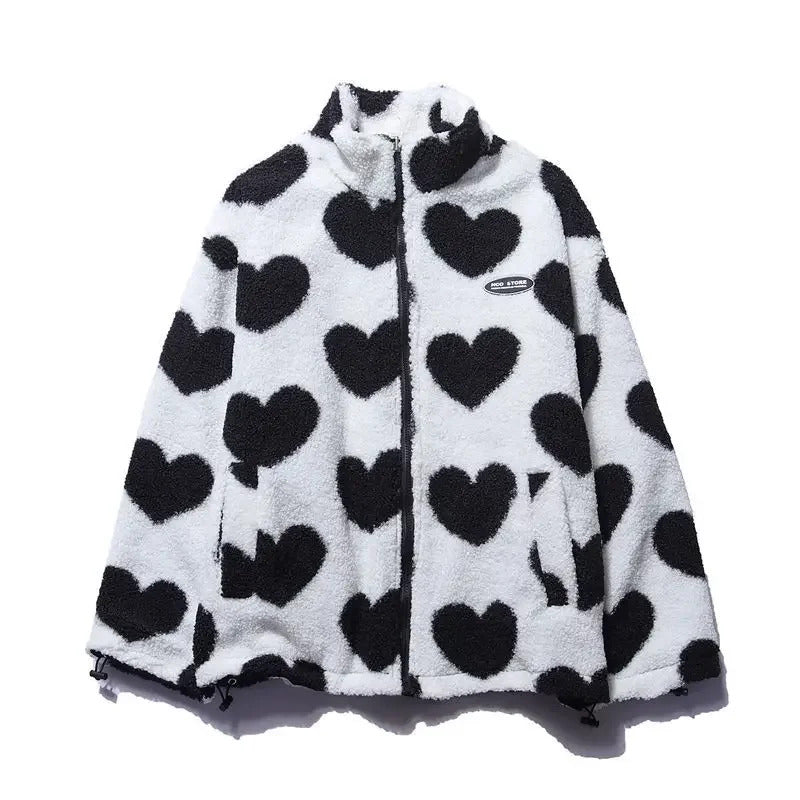 Katharina - Veste réversible en forme de cœur