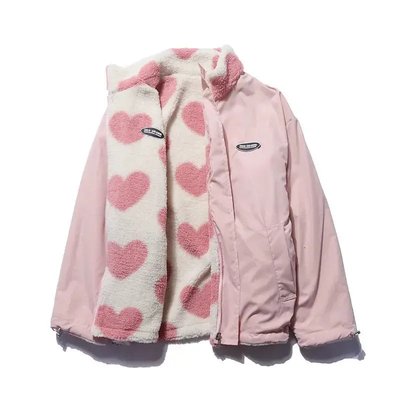Katharina - Veste réversible en forme de cœur