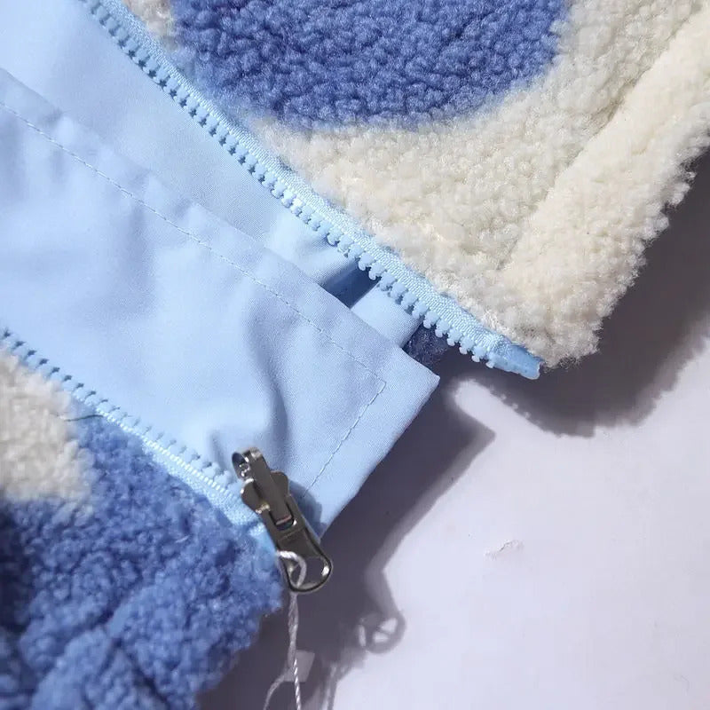 Katharina - Veste réversible en forme de cœur
