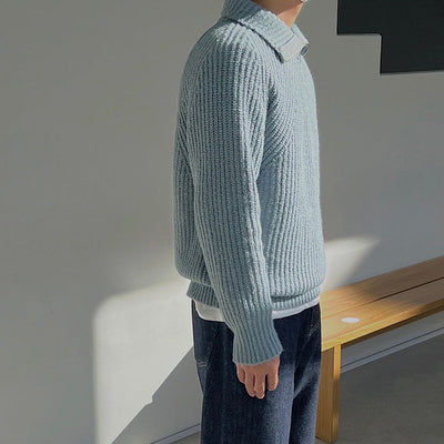 Lenoir™ | Pull Azure à quart de zip