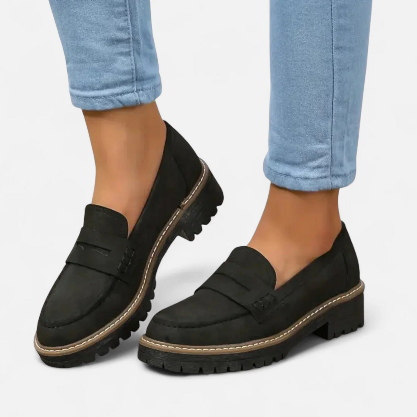 Elvira – Mocassins orthopédiques cuir premium
