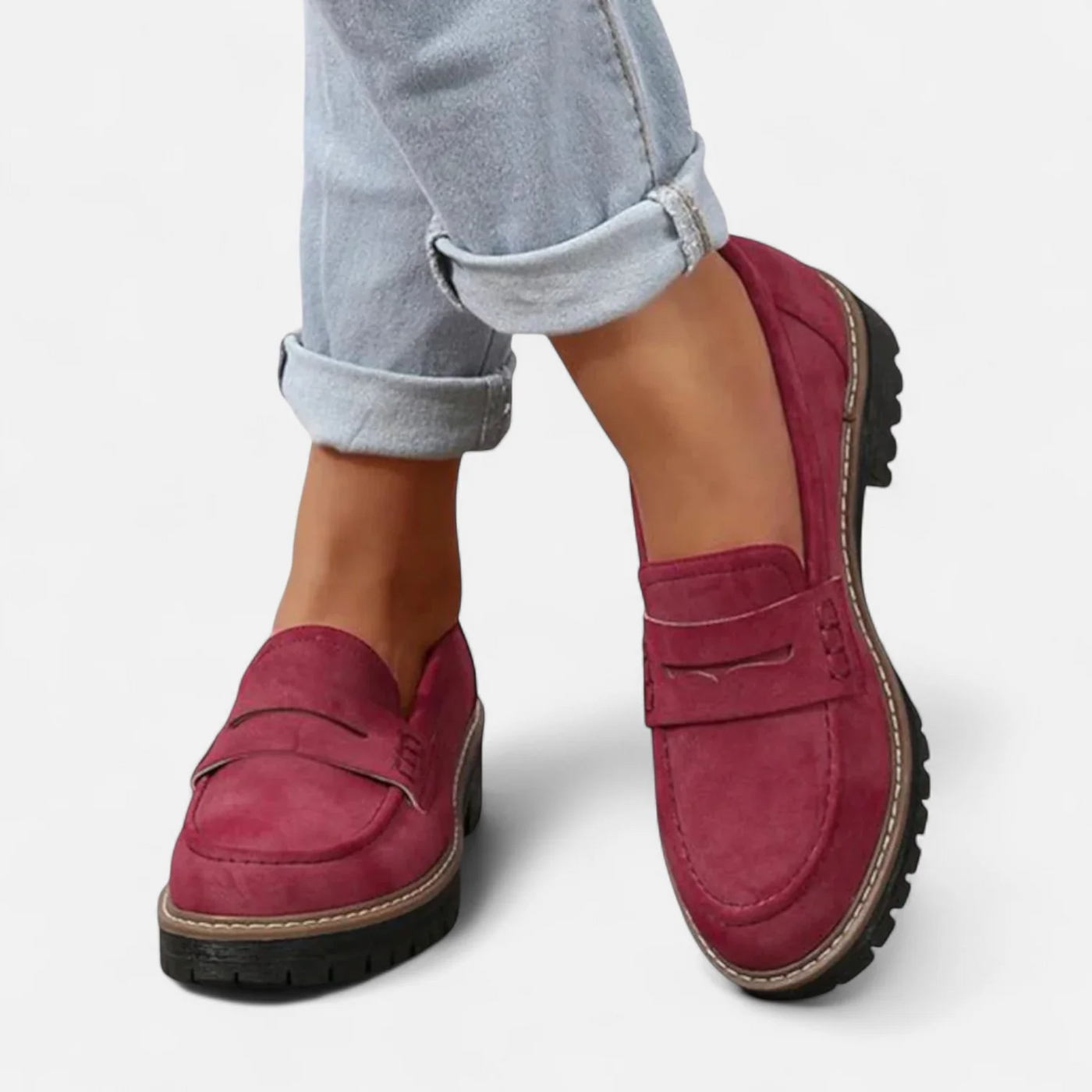 Elvira – Mocassins orthopédiques cuir premium