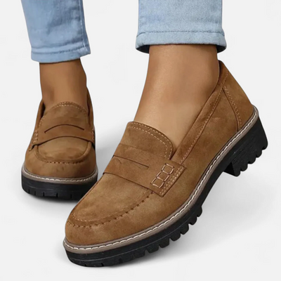 Elvira – Mocassins orthopédiques cuir premium